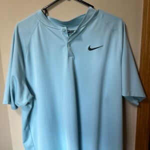 Nike mock-neck golf polo